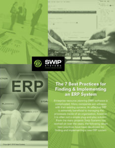 ERP Vendors Swip Systems ERP Whitepaper Cover